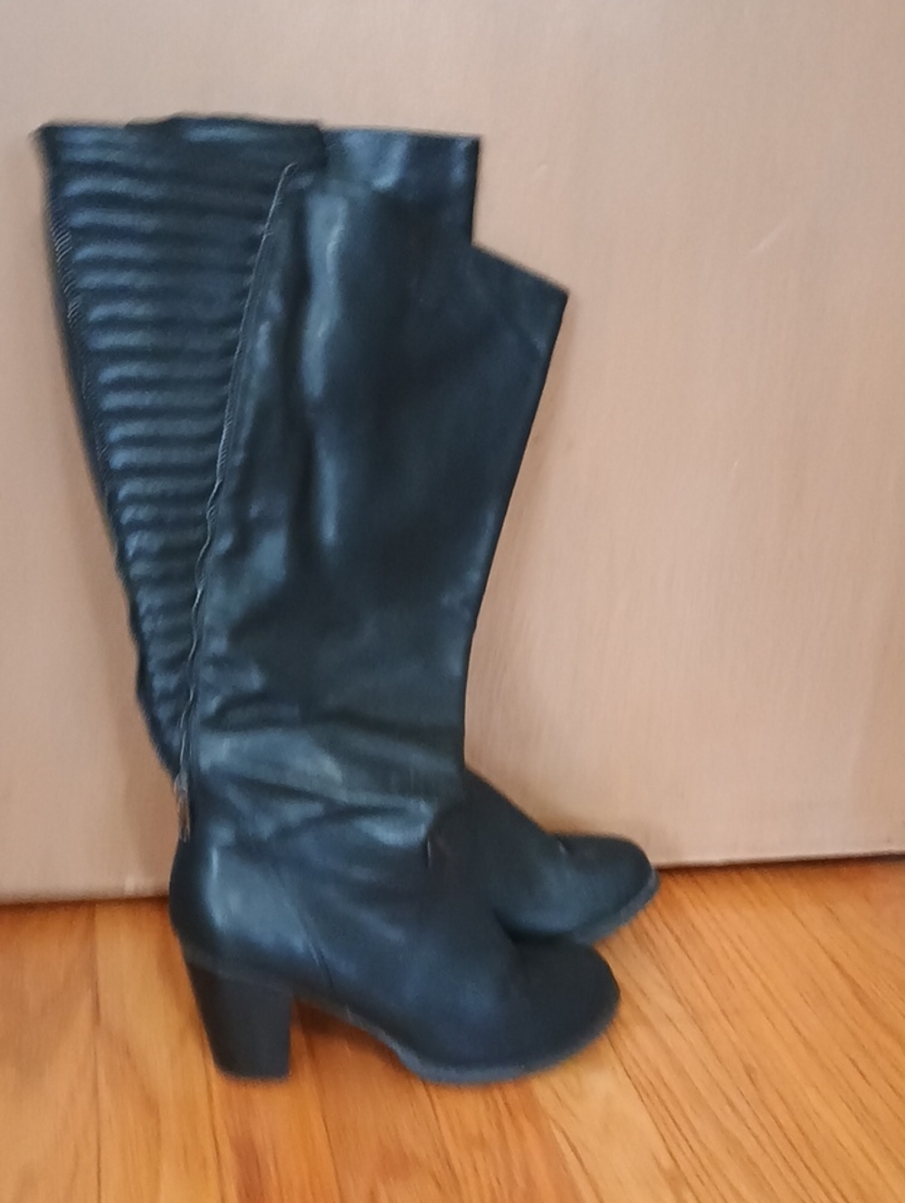 torrid Black Knee-High Block Heel Boots